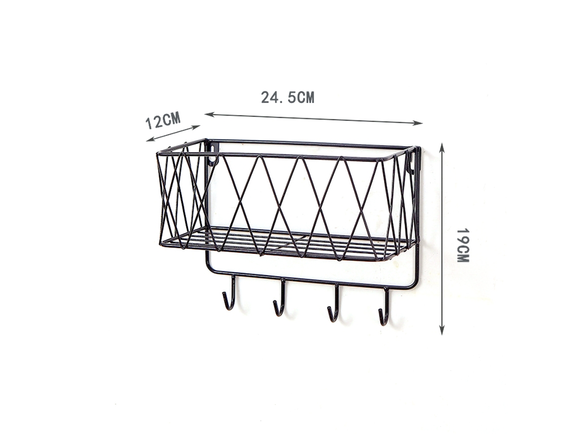 Pendente de Parede para Armazenamento, Tipo de Parede para Varanda, Quadrado 3d BRILVIBERA
