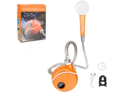 Bomba de Chuveiro Portátil para Camping, Chuveiro Externo Recarregável, Kit de Chuveiro Portátil para Animais Toalete