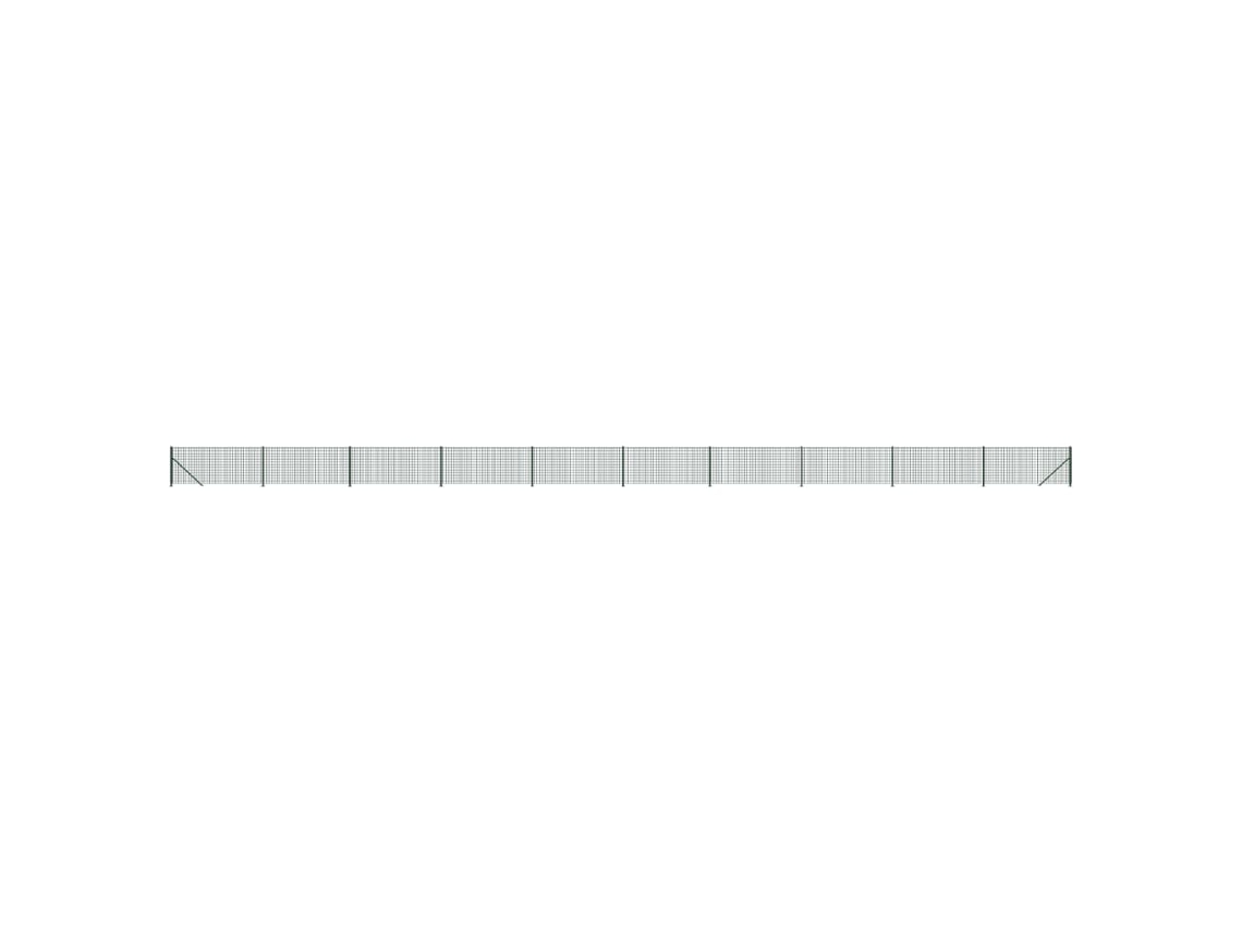 Wire Mesh Fence, Wire Mesh Fences Vidaxl Verde Aço (1 X 25 M)