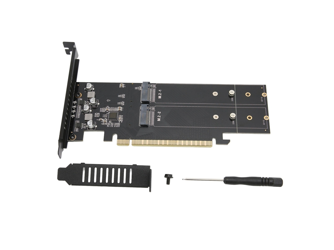 Placa Riser (suporta Conversão Pcie 4.0 X16 E Array Raid Soft Nvme De 4 Unidades)