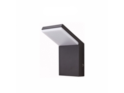 Luminária De Parede Led Ip54 9w Branca 2200k/2700k/3000k Liga/desliga Sem Sensor Beneito Faure