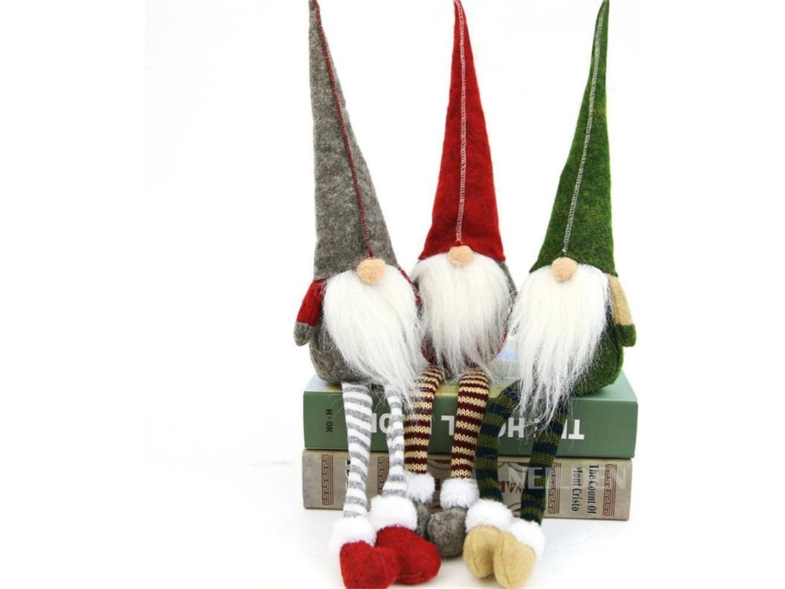 2026 3 Bonecos Suecos, Brinquedos de Pelúcia de Natal, Decoração Estilo Escandinavo, Figuras Pendentes para Prateleiras