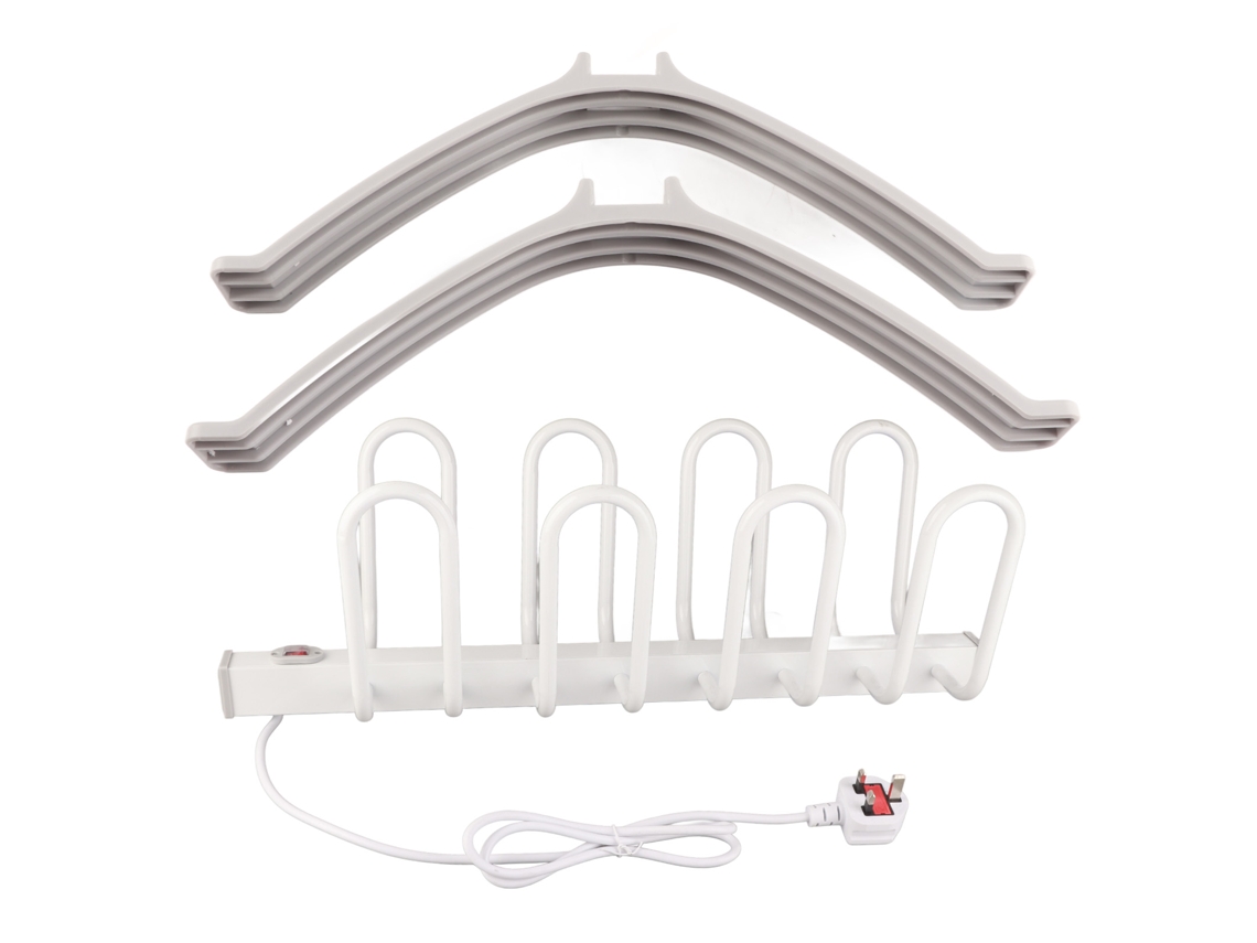 Laxiscreed Rack De Secagem De Sapatos Elétrico, Alumínio, 8 Peças, 220v Padrão Britânico