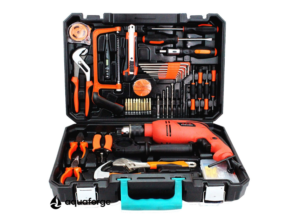 Kit De Ferramentas Elétricas Sem Fios Sem Bateria Com Mala