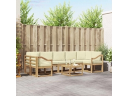 Vidaxl Conjunto De Sofás Para Exterior 6 Pcs