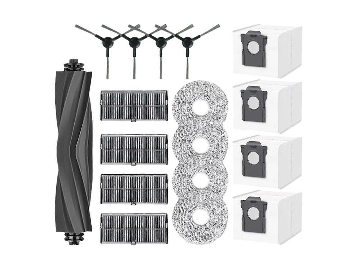 Conjunto de 17 Acessórios para Aspirador de Pó Dreame L40 Ultra Ae/d20/ Rld31se/ Mova E40: Escova Principal, Escova Lateral, Filtro BRILVIBERA