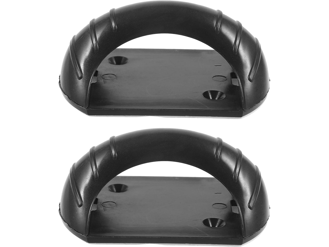 Ibasenice 2-puxadores Adesivos De Plástico Preto Para Janelas Deslizantes E Armários Cozinha, Ventosa Para Melhor