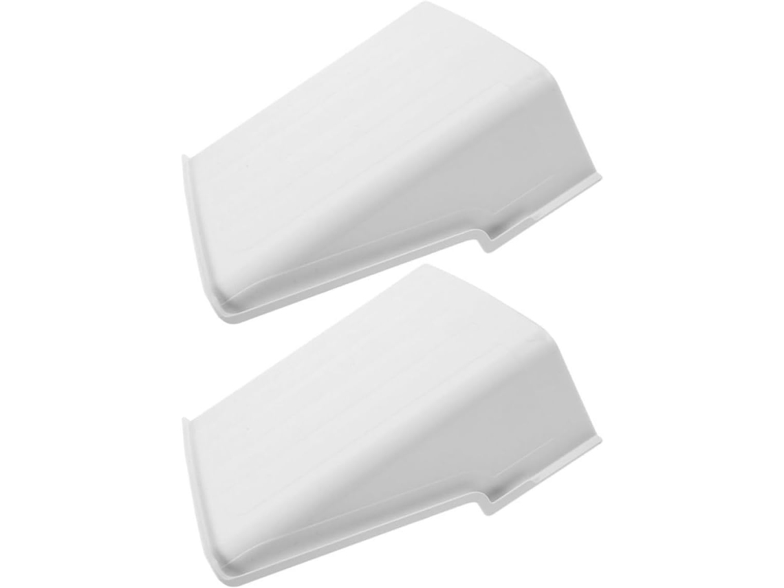 2 Conjuntos De Capas De Chuva Transparentes De Plástico Branco, Proteção Contra Chuva E Sol.