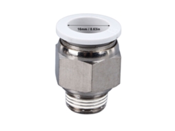 Conector Rápido Pneumático À Prova De Fugas Laxiscreed Com Rosca Pc Para Automação