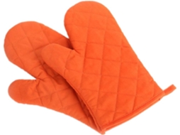 Luvas De Forno - Resistentes Ao Calor - Reforçadas - 1 Par - Laranja