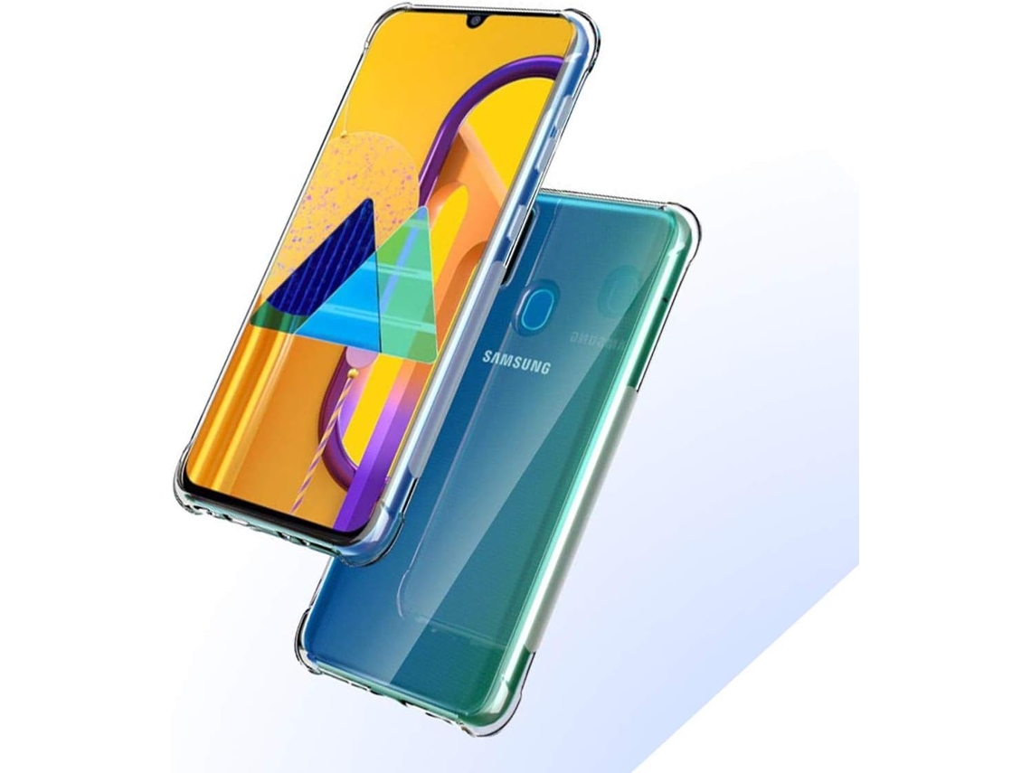 Capa Transparente Antichoque E Toque Macio Para Samsung Galaxy M31 Elysve