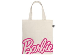 Saco De Compras - Barbie - 46x40,5 Cm - 80% Algodão 20% Poliéster - Ecológico Reutilizável