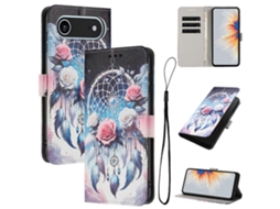 Capa De Celular Em Couro Com Estampa De Desenho Colorido Para Iphone Air