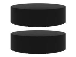 Vidaxl Capas Para Mobiliário De Jardim 2 Pcs Com 10 Ilhós 205x90 Cm