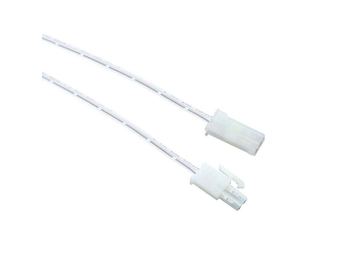 Conector Amp1 Macho-Fêmea 2 Pin Com Cabo 15cm LEDBOX
