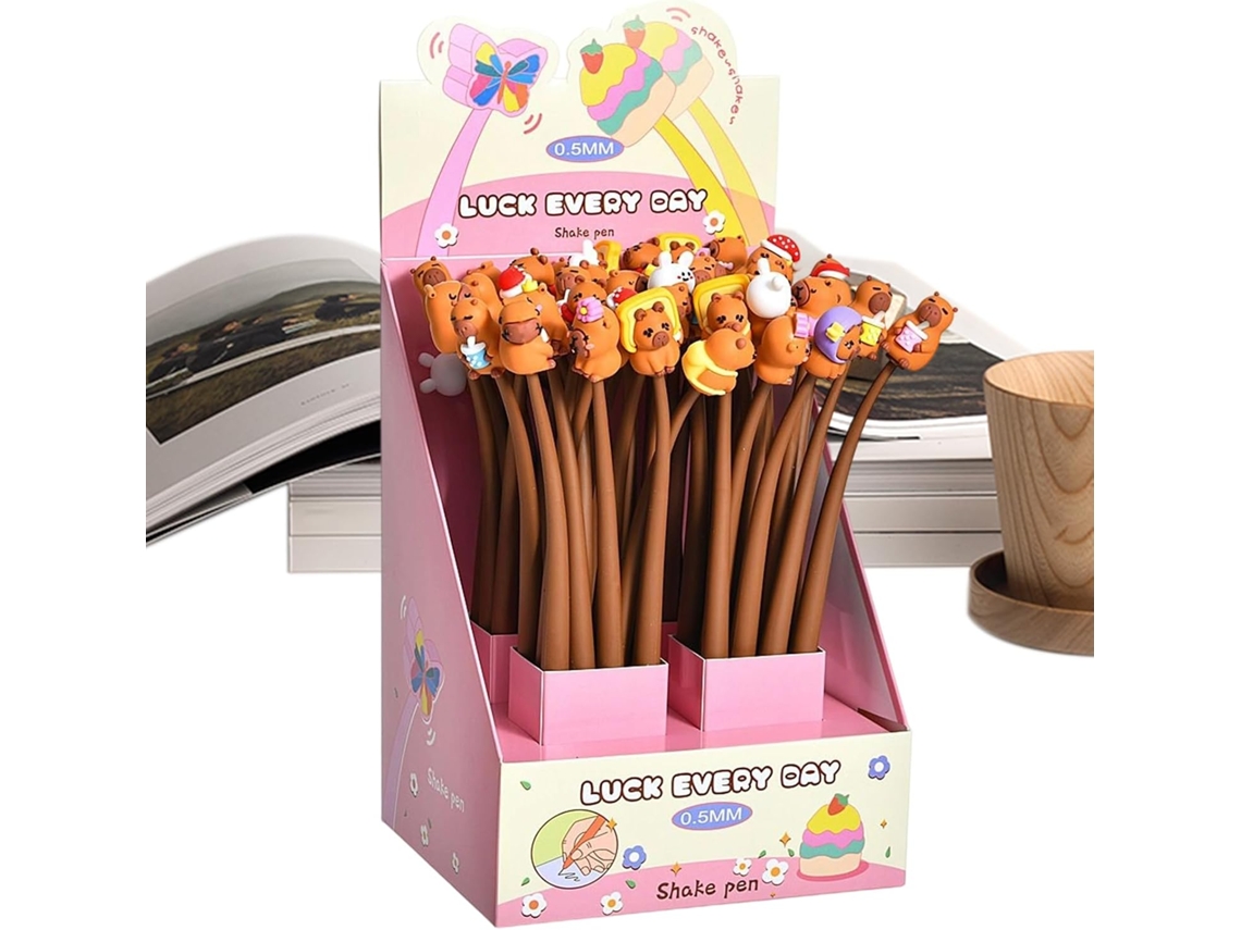 Lápis Fofos Em Formato De Capivara Para Meninas, 0,5 Mm Planejamento,