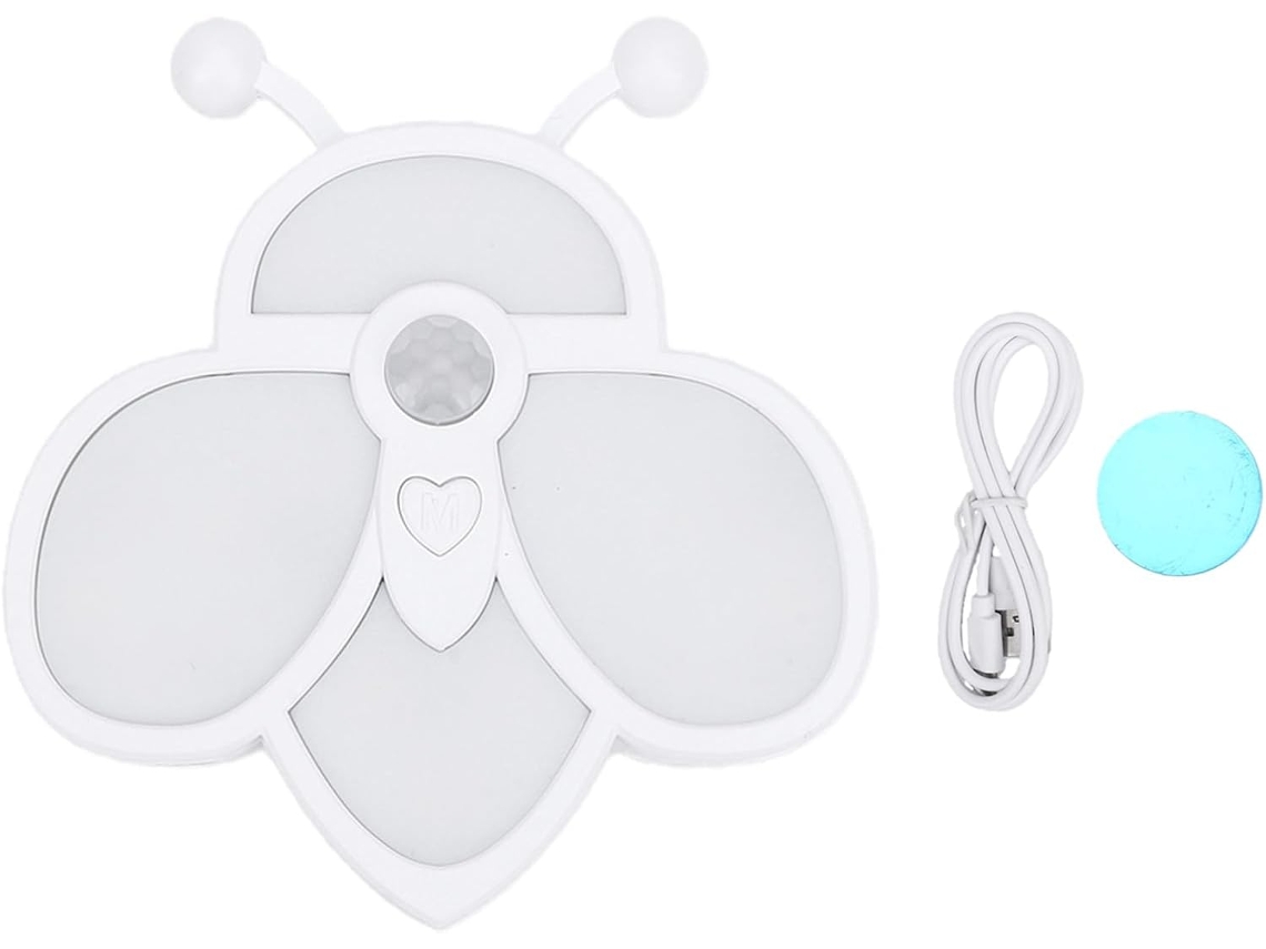 Luz Noturna Com Sensor De Movimento Hidyliu, 9 Cores, Brilho