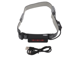 Lanterna De Cabeça Mini Recarregável Usb Cob Portátil Para Ciclismo E Corrida Ao Ar Livre