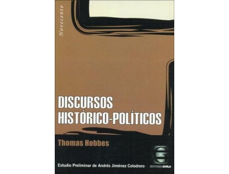 Livro Discursos Historico - Politicos de Thomas Hobbes (Espanhol)