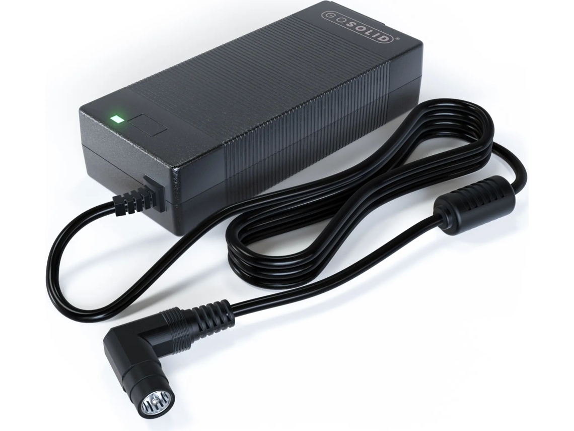 Carregador Bicicleta Elétrica Compatível com Cortina S3 &amp; S4 29.4V 2A com Conector de 1 Pino GO SOLID