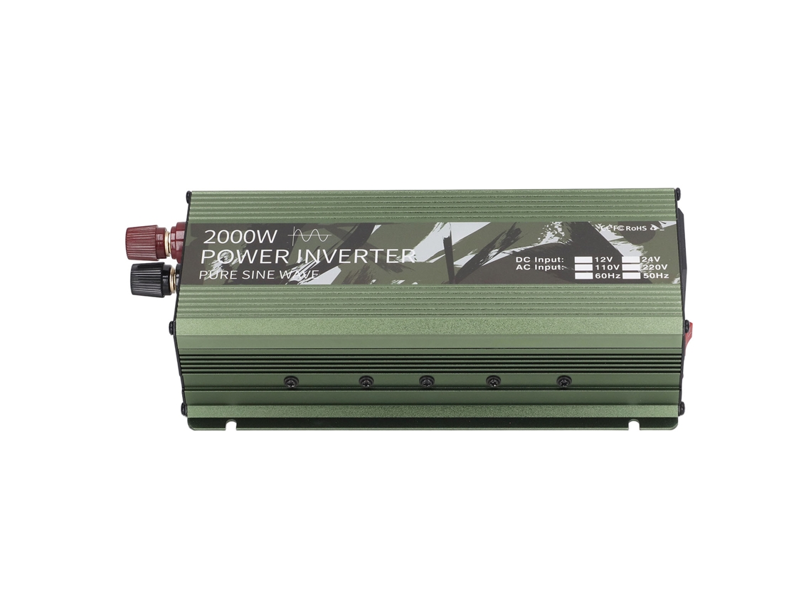 Laxiscreed Inversor De Energia De 2000w Dc12v Para Ac220v, Onda Senoide Pura