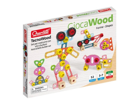 Construção de Madeira  Tecno Kit (Idade Mínima: 3 - 52 Peças)