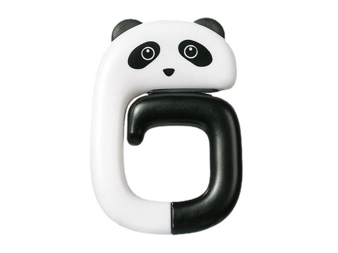 Gancho de mesa para mochila panda fofo plegável S/MARCA