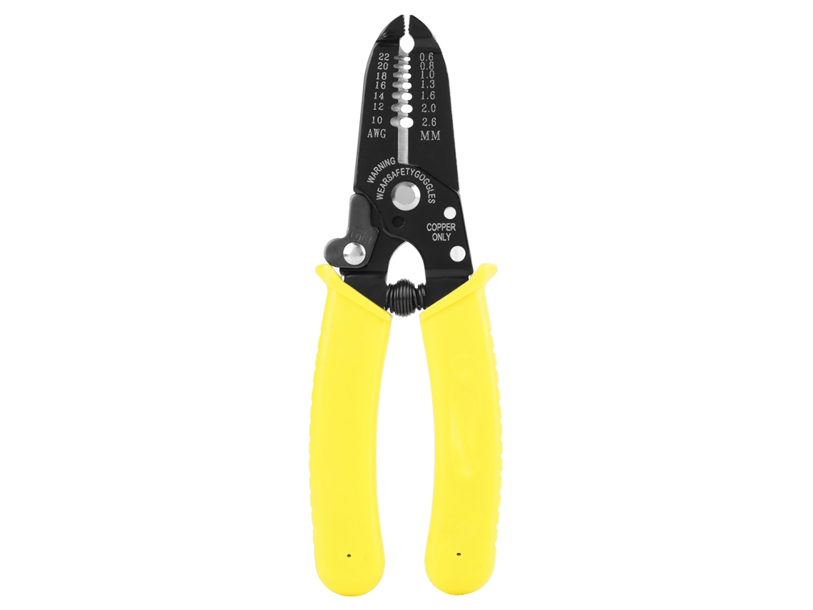Ferramenta Multifuncional Alicate De Corte E Pisca Cabos Fios 0.6-2.6mm Awg 10-22