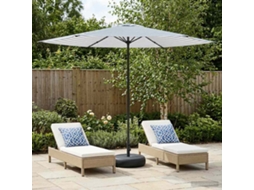 Vidaxl Parasol De Jardim Com Base 300 X 300 Cm Poliéster Retangular