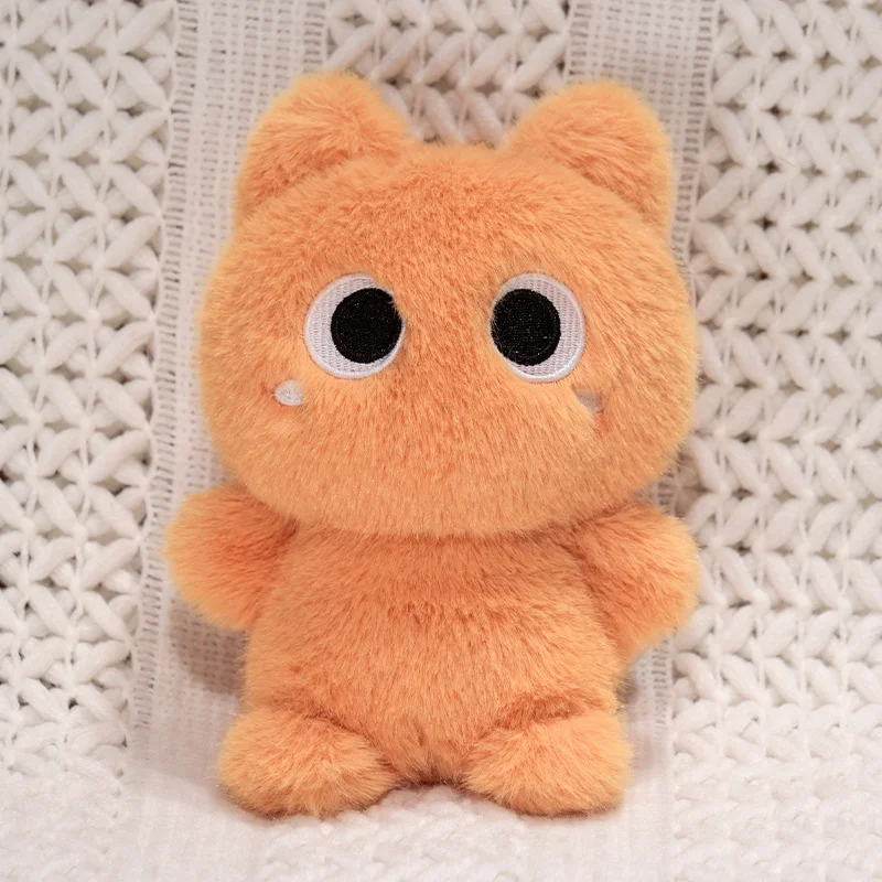 (laranja 20cm) Brinquedo De Pelúcia Macio De Gato Siamês De 20cm