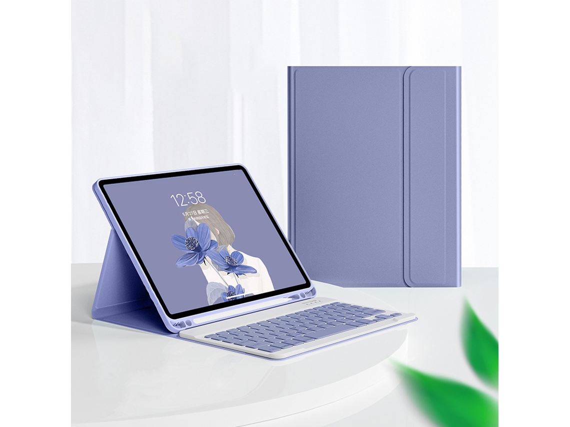 Capa Teclado Para Xiaomi Pad5/5pro 11polegadas ,com Teclado Bluetooth Cuich (roxo Escuro)