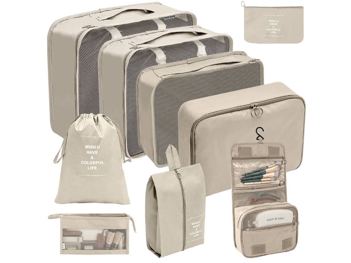 Conjunto de Bolsas Organizadoras para Viagem BRILVIBERA