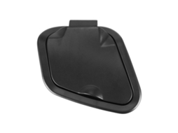 Tampa Lateral do Compartimento Abs com Proteção para Carregador e Tampa Lateral da Bateria para Nmax V2 2020 2021 (preto) (à Prova de Água)