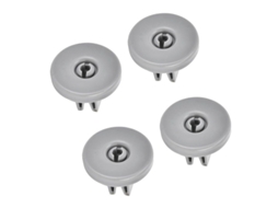Rodas de Reposição para Estante Inferior de Lava-louças, 40mm, Pp, Compatível com Aeg, Privileg, Zanussi