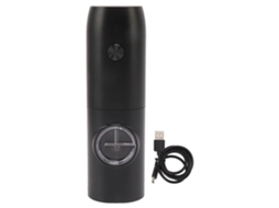 Moedor Elétrico Com Ajuste De Moagem, Recarregável Via Usb, Automático, Para Sal E Ervas, Com Led. Nostalgia88
