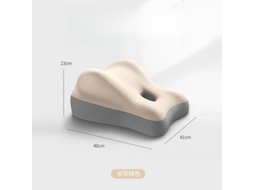 Travesseiro Ergonômico Multifuncional, Apoio para Casal / Elevação de Pernas CZHHMART (bege Cinza)