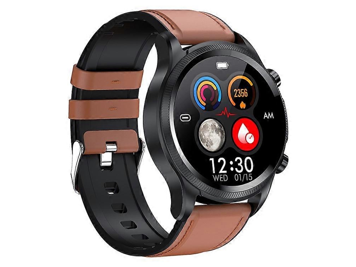 Relógio inteligente E400 de 1,39 polegadas à prova d'água IP68 com ECG, PPG, temperatura corporal e monitor de oxigênio no sangue Ly Ebike