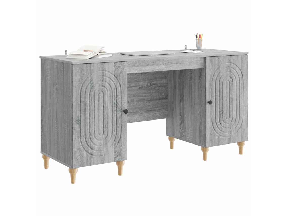 Maison Exclusive - Mesa Sonoma Cinzento 142,5 X 50 X 75 Cm Derivados De Madeira