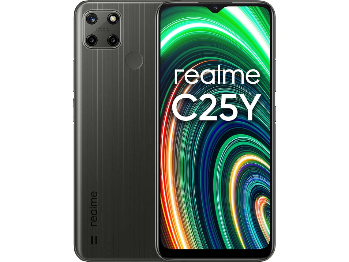 Smartphone REALME C25Y (6.5'' - 4 GB - 64 GB - Cinzento)