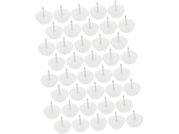 Nuobesty 50 Unidades De Tachas Para Pés Móveis, Protetores De Piso Para Pés Mesas E Cadeiras