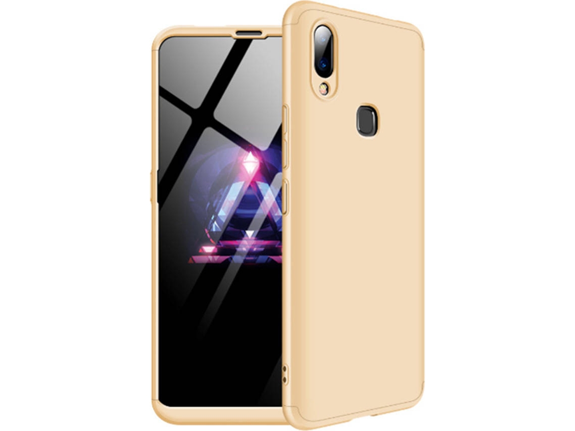 Capa Vivo V11, V11I WJS Slim Dourado