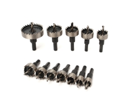 12pcs Serra de Furo Hss Diferentes Tamanhos 15 50mm para Aço Inoxidável Metal | S/MARCA
