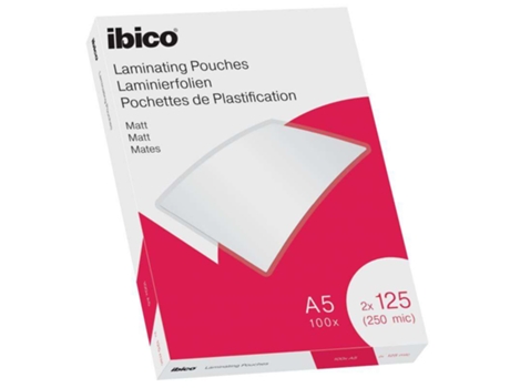 Caixa Ibico De 100 Folhas De Laminação Fosca A5 125 Mícrons Superfície Fosca Papel Laminado, Fotos, Cartões De Visita Transparente