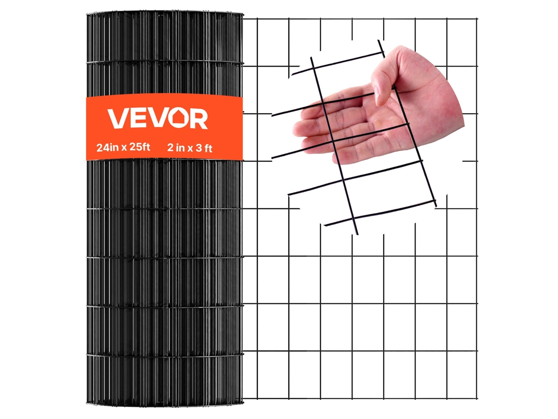 Cerca De Jardim 61 Cm X 7,62 M Cerca De Arame De Aço Para Galinheiro Vevor