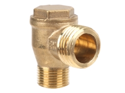 Válvula De Retenção De Latão 1/2 3/8 M10 Para Compressor De Ar