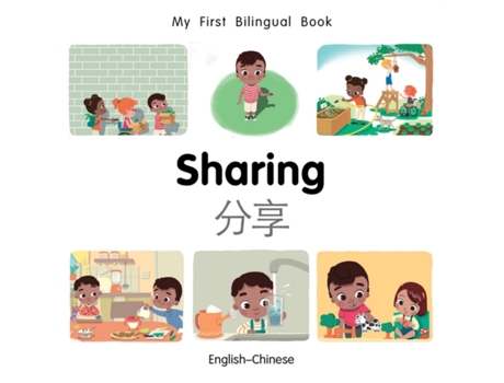 Livro my first bilingual book-sharing (english-chinese) de patricia billings (inglês)