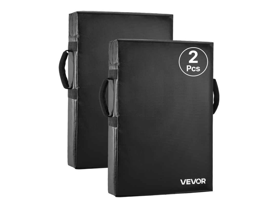 Protetores de chute de futebol Vevor com asas (pacote com 2, 600 x 405 x 240 mm, preto)