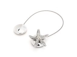 Prendedor Magnético Cortina Estiloso com Strass