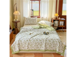Colcha Acolchoada Fansu Capa de Cama Manta para Ar Condicionado Edredom Microfibra Conjunto Sofá Cobertor Toda