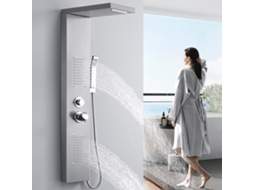 Coluna De Duche Com Hidromassagem, Painel De Duche Multifuncional Em Aço Inoxidável